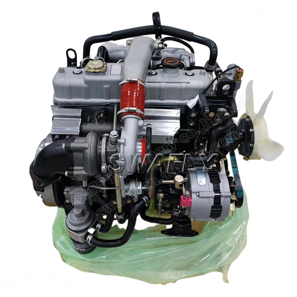 Isuzu 4 সিলিন্ডার 4JB1T সম্পূর্ণ ইঞ্জিন সমাবেশ